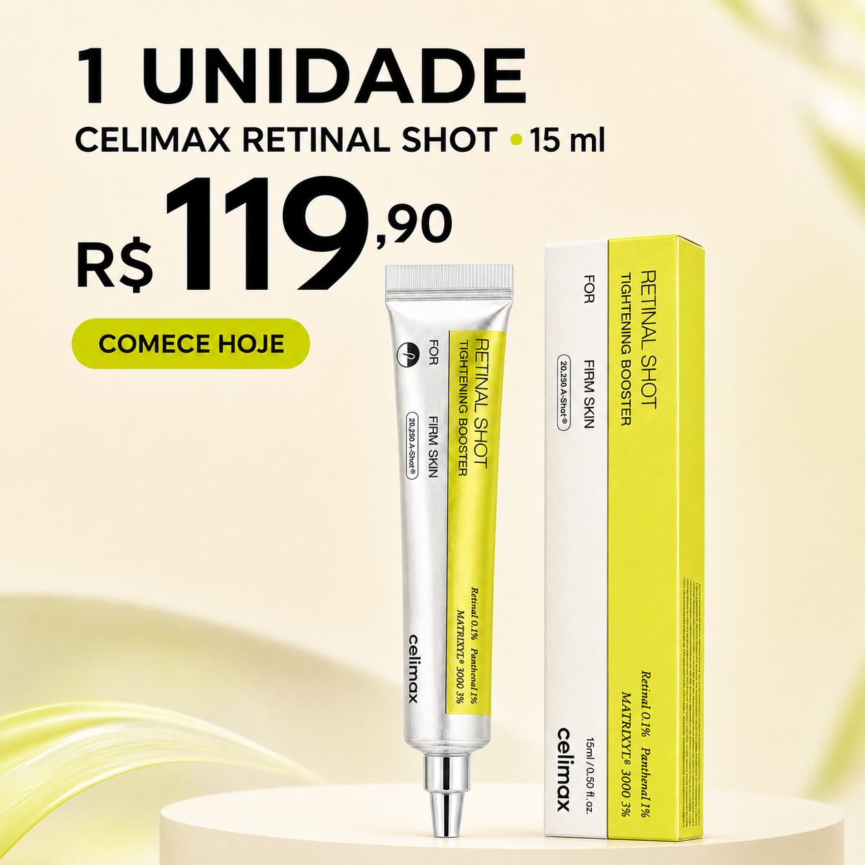 Retinal Shot Celimax 15ml - Produto Coreano Original