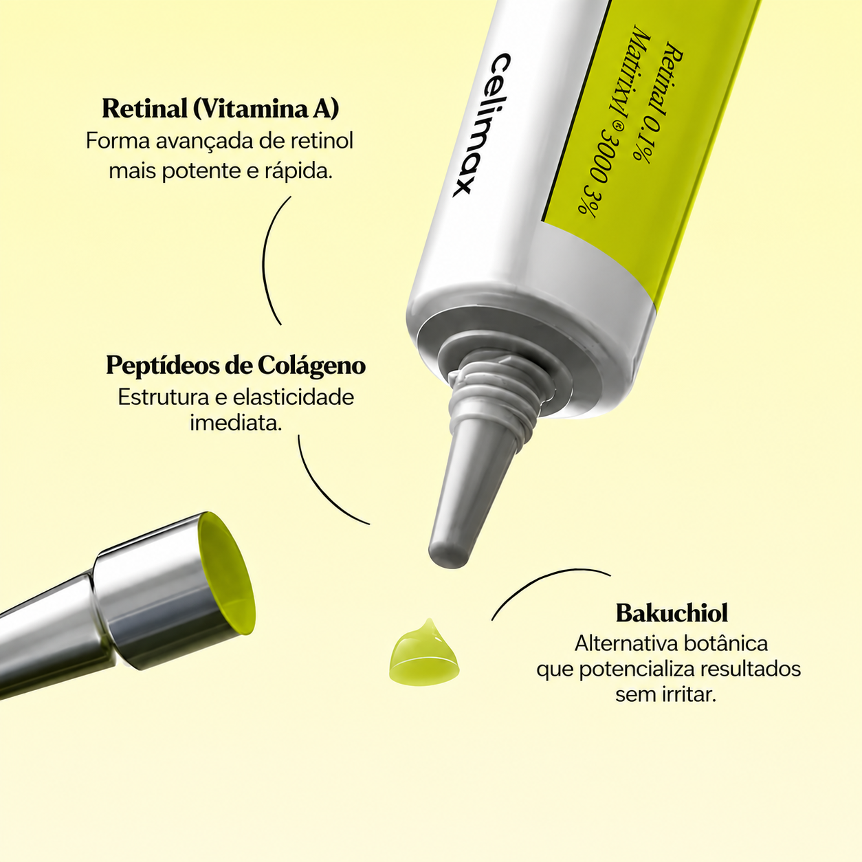 Celimax The Vita-A Retinal Shot 0,1% – Booster para Rugas, Poros e Firmeza | 15 ml