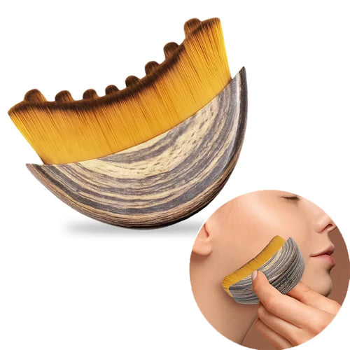 Escova de Drenagem Linfática Facial | Contorno e Definição do Rosto ✅