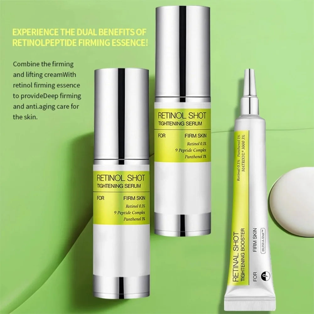 Kit Completo Sérum de Retinol Antirrugas | Linhas Finas, Poros e Olheiras ✅
