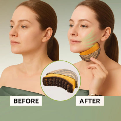 Escova de Drenagem Linfática Facial | Contorno e Definição do Rosto ✅